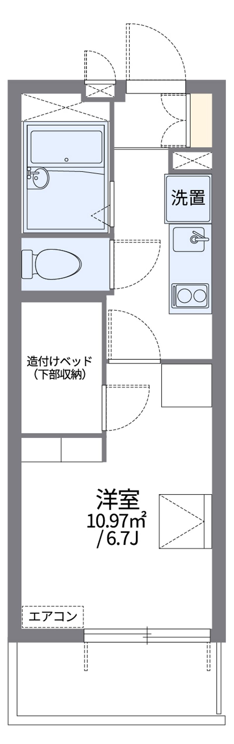 レオパレスグレイスⅢ 間取図