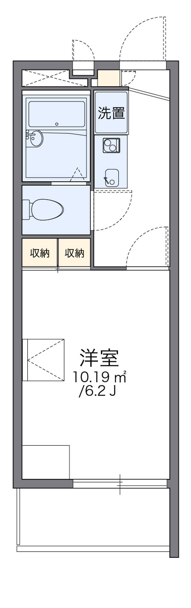 レオパレスロビン 間取図