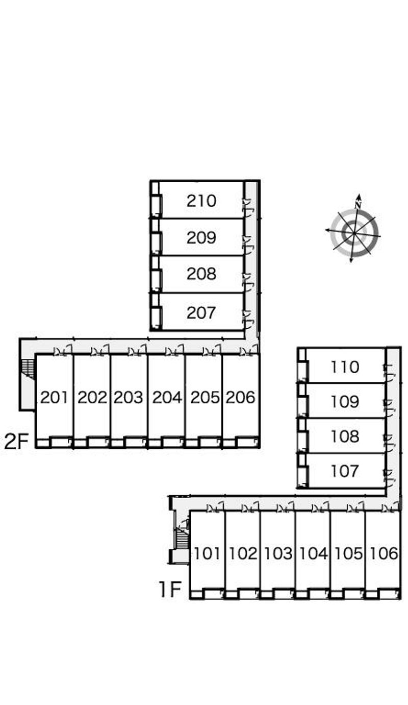 レオネクスト都原 間取配置図