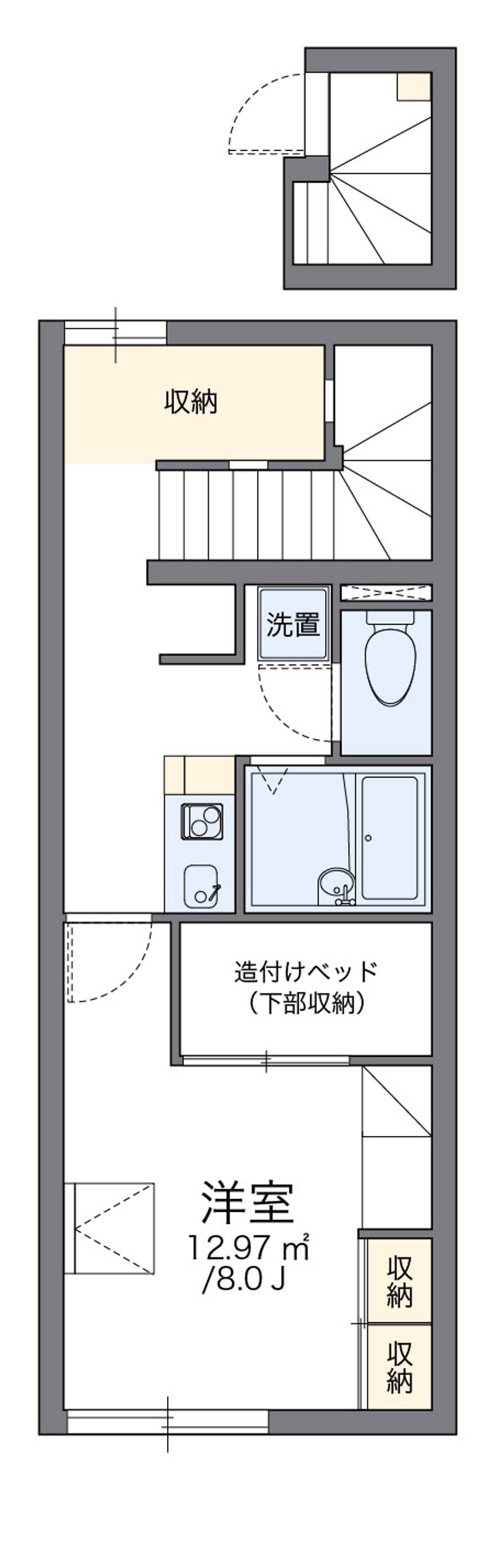 レオパレスまつかぜ 間取図