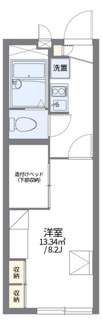 レオパレス幸田Ｃ 間取り図