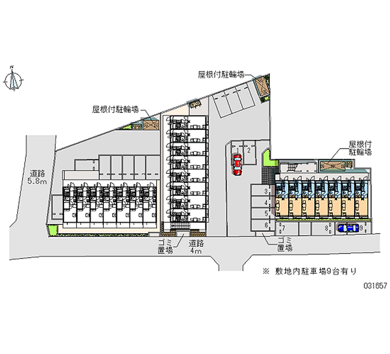 31657 Monthly parking lot