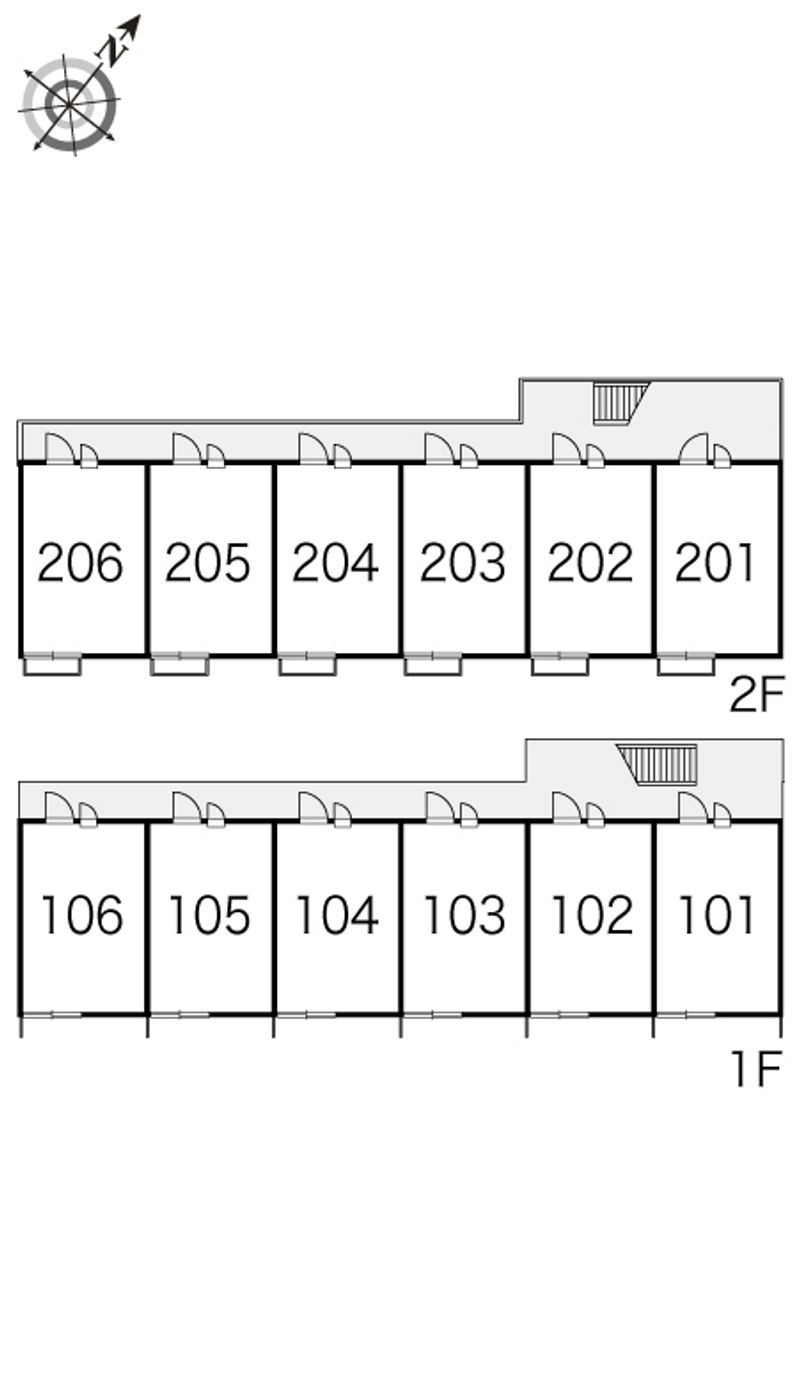 レオパレスレスポワール 間取配置図