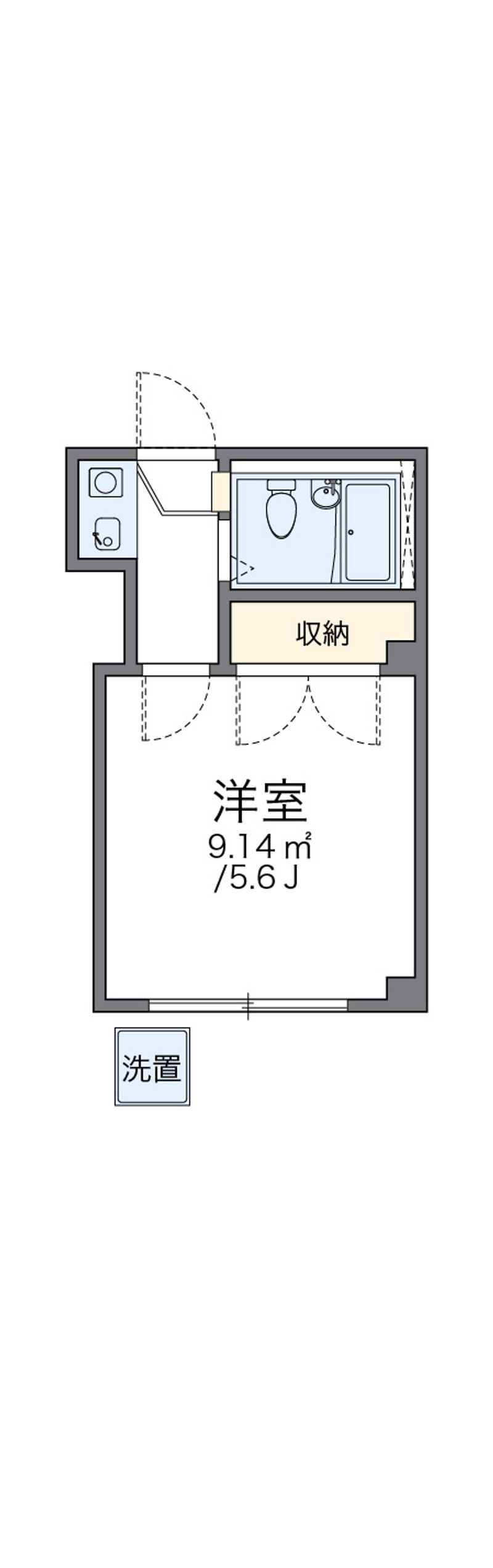 レオパレス春吉 間取図