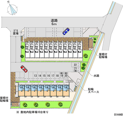 14440 Monthly parking lot