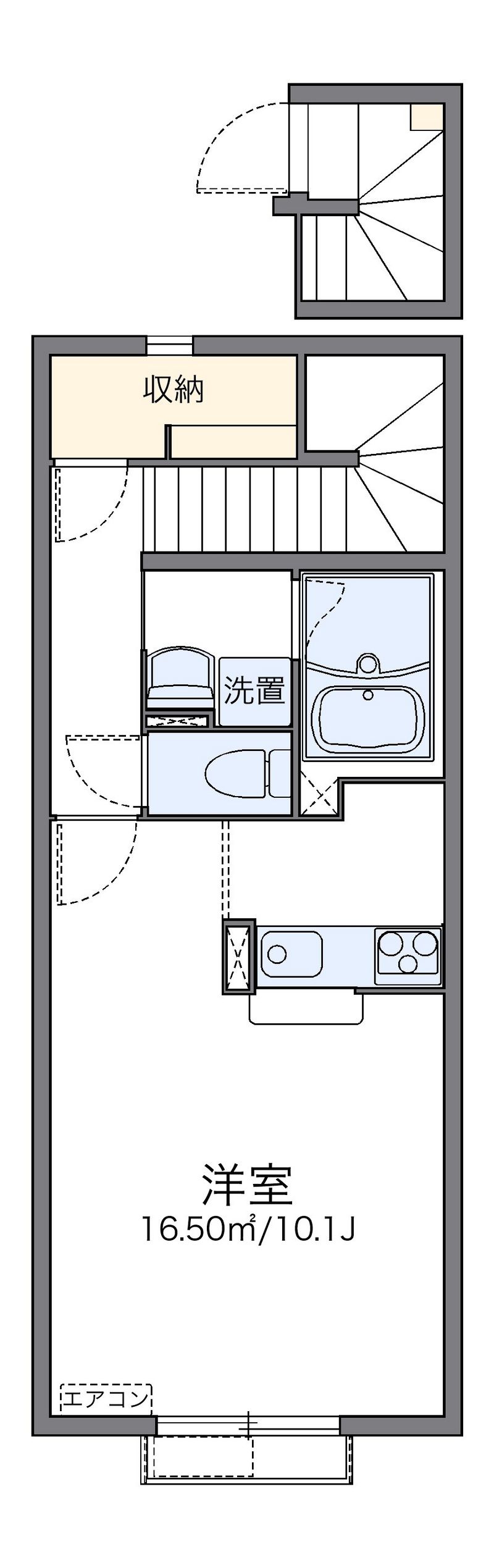 レオネクストリバーサイド野中Ⅱ 間取図