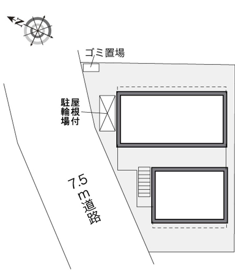 レオパレスブリアール 配置図