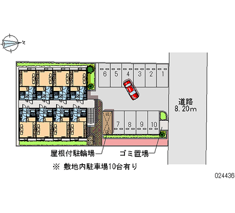 24436 Monthly parking lot