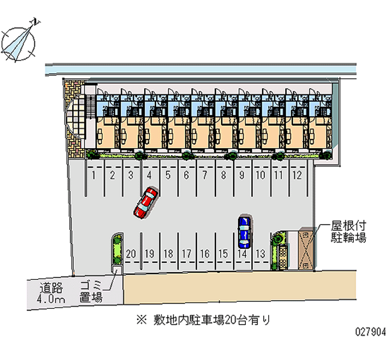 レオパレスＥＴ　静波Ⅱ 月極駐車場