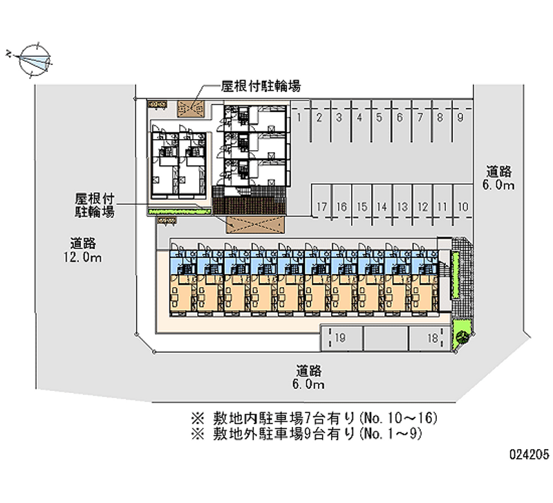 24205 Monthly parking lot