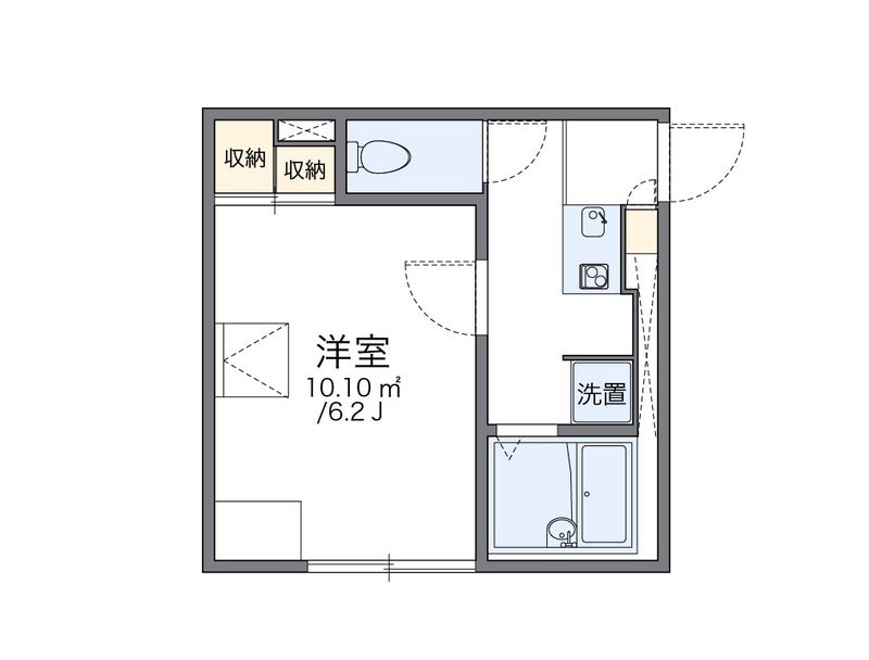レオパレス楠３ 間取図