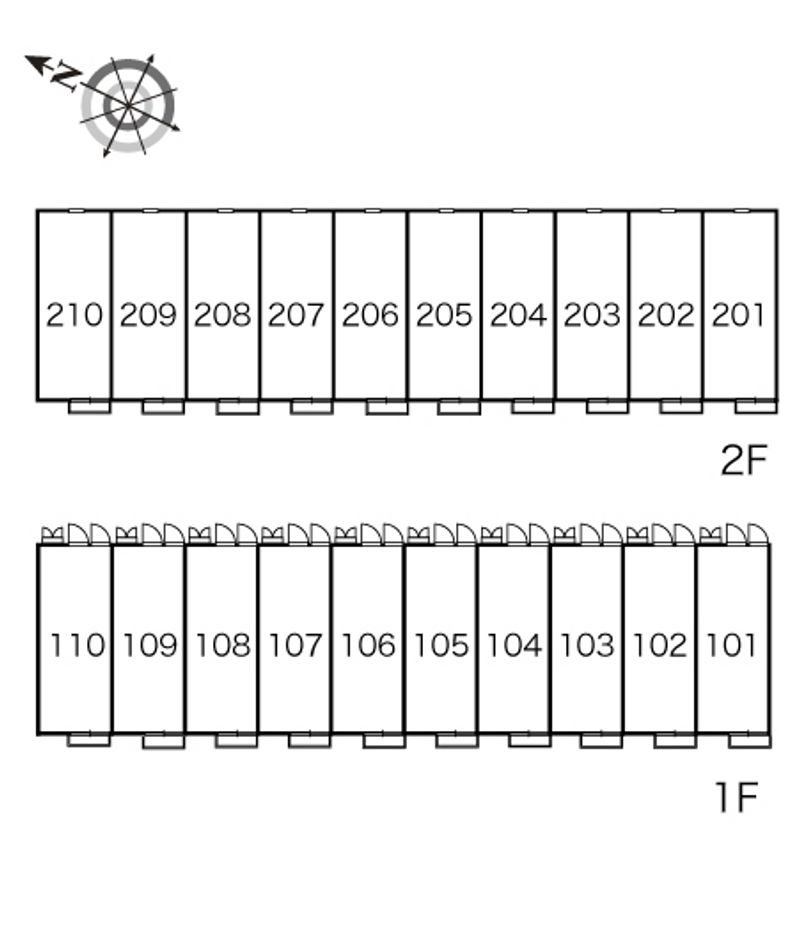 レオパレスＰｒｏｓｐｅｒｉｔｙ 間取配置図