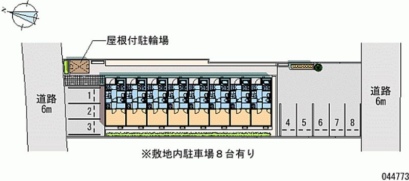 44773 bãi đậu xe hàng tháng