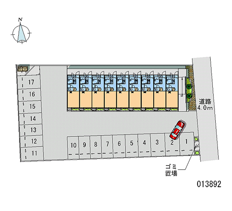 レオパレスミレニアムＫＲ 月極駐車場