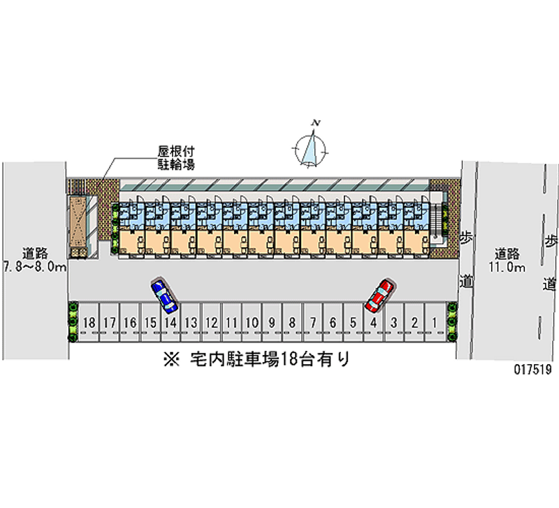 17519月租停車場