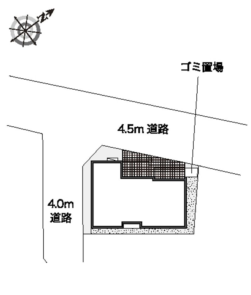 レオネクスト原アパート 配置図