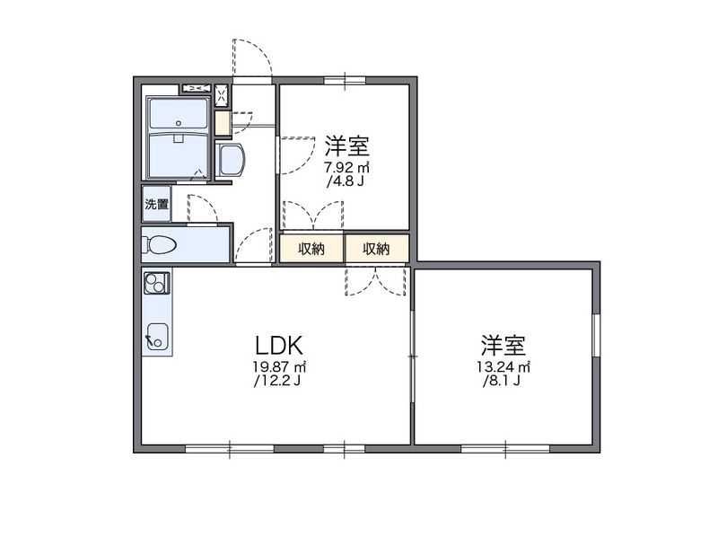 レオパレス池田Ｓ・Ｙ 間取図