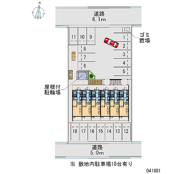 レオパレスコン　ヴィスタ 月極駐車場