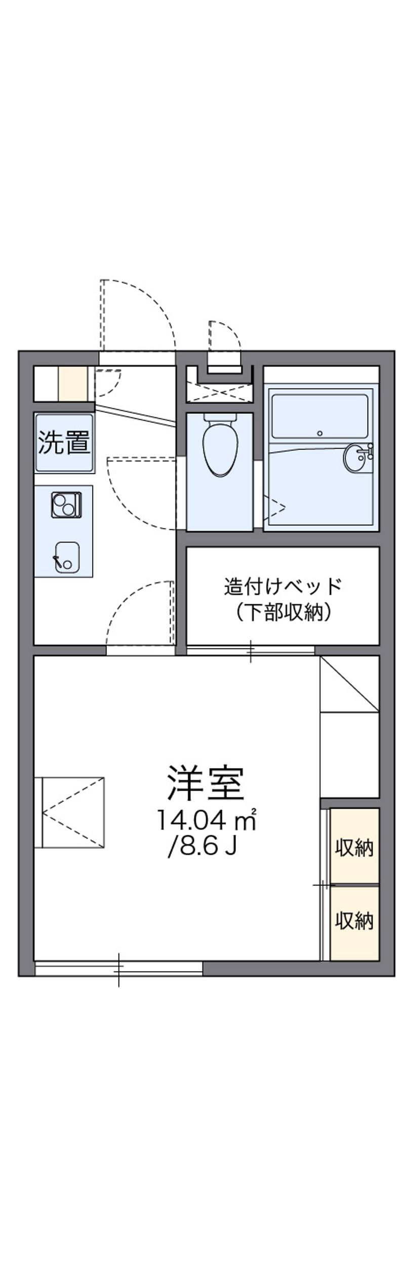 レオパレスＳｈｉｎ 間取図