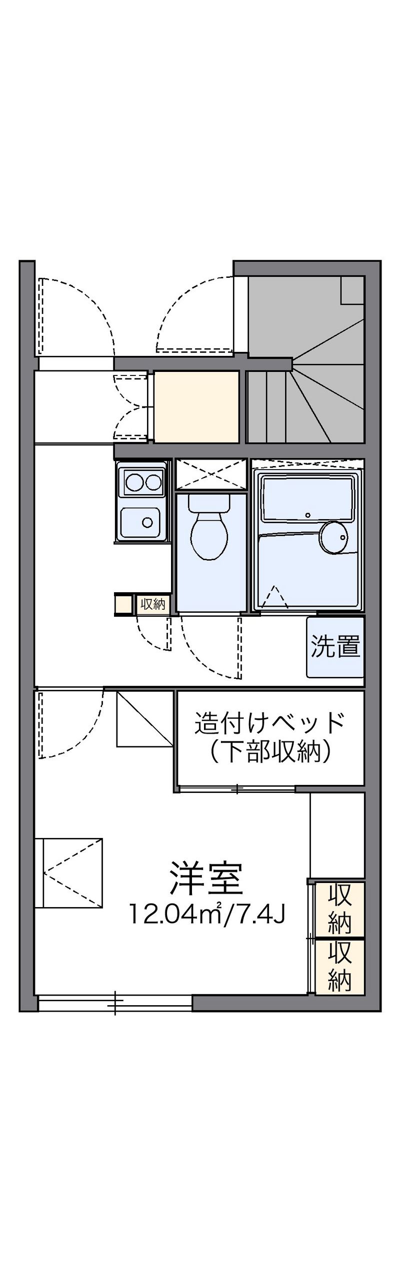 レオパレス大宮 間取図