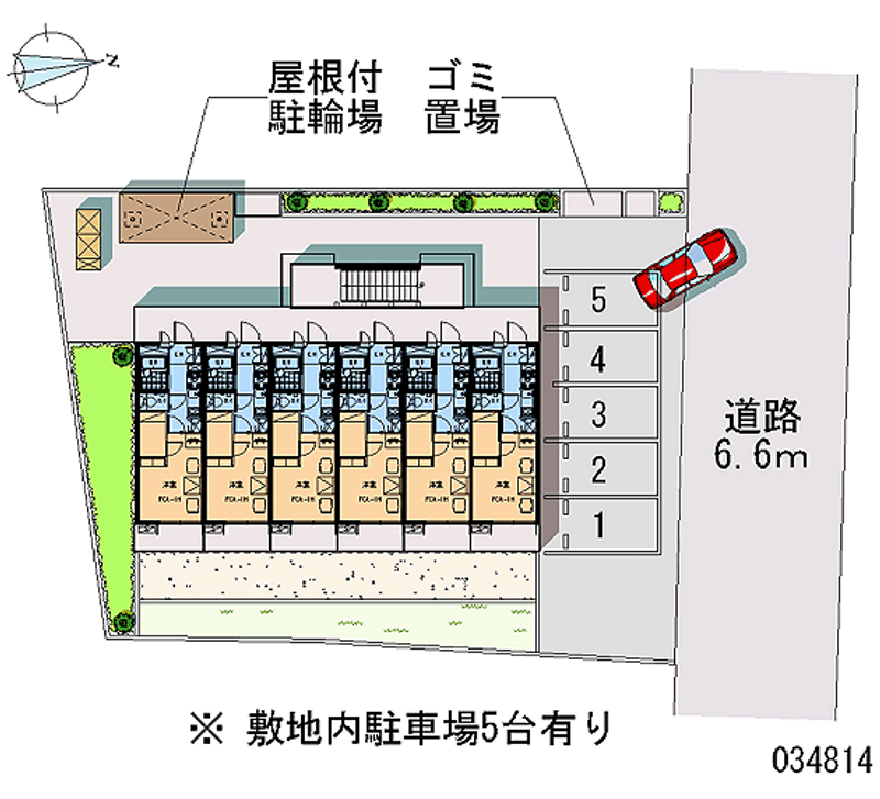レオパレスメルシー新和 区画図
