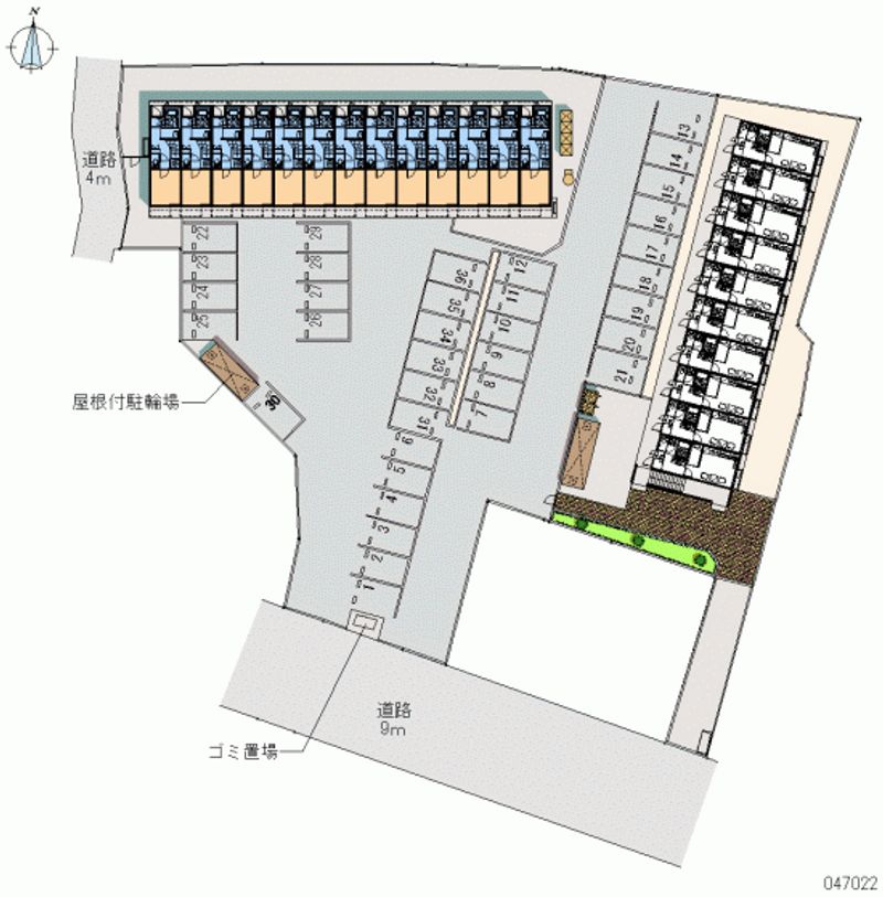 47022 Monthly parking lot