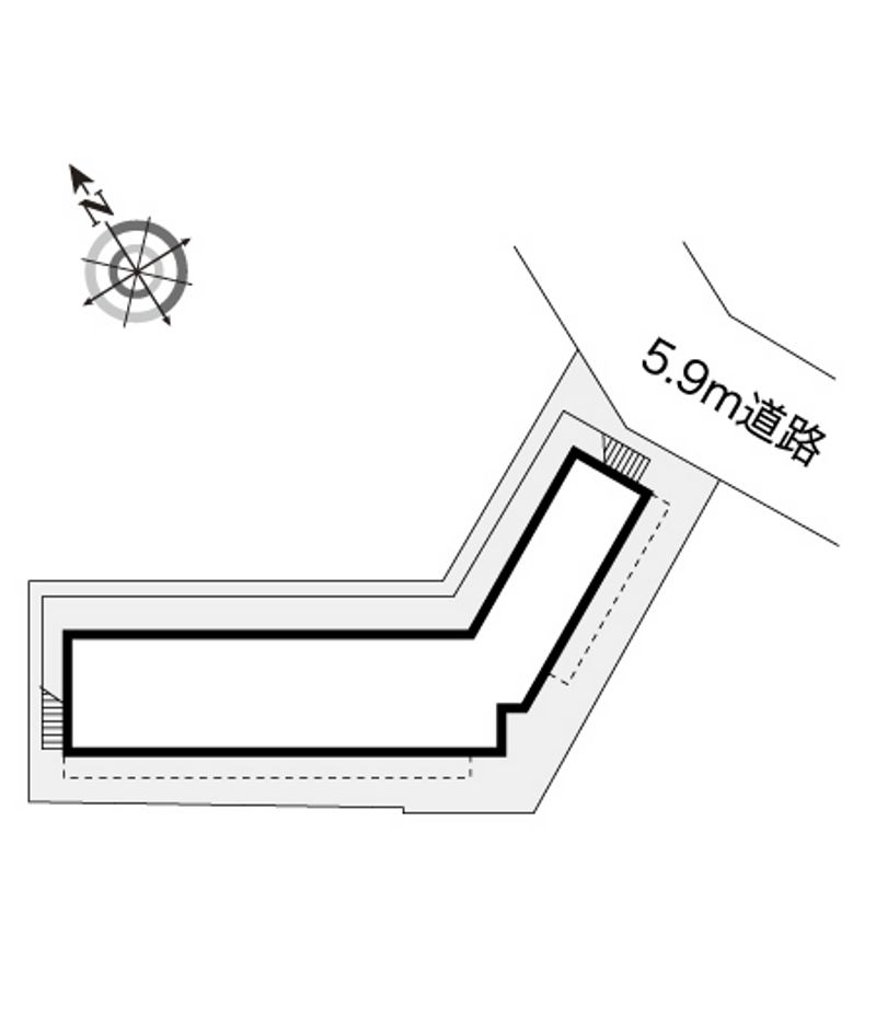 レオパレス浜川崎第１ 配置図