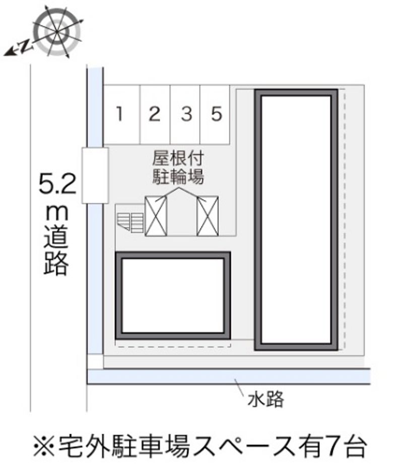 レオパレスグローリーⅡ 駐車場