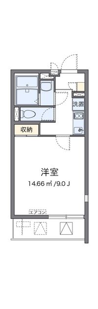 クレイノオアシスⅡ 間取り図