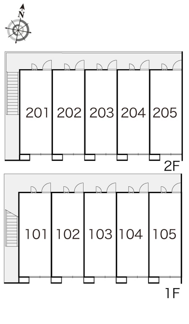 レオパレスＦｉｎｅ 間取り配置図