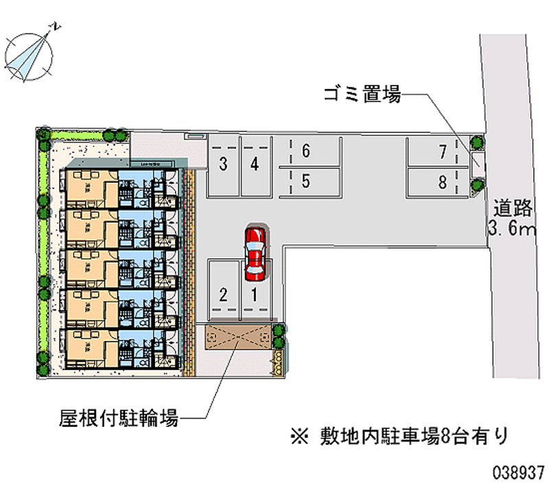 38937 Monthly parking lot