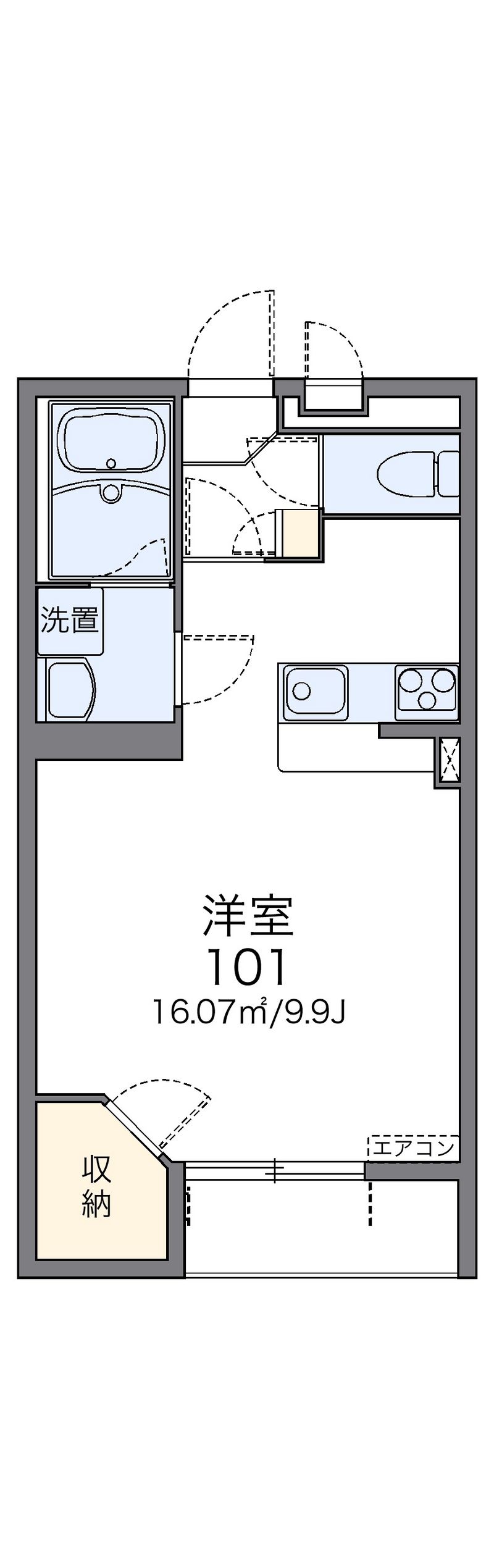 レオネクスト新海 間取図