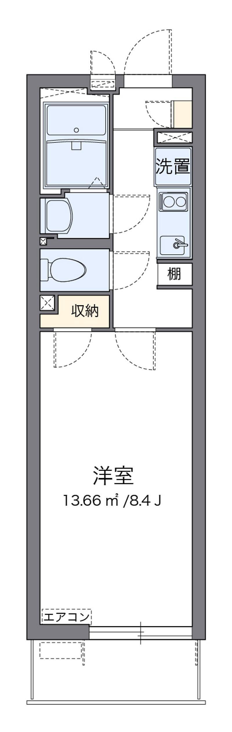 クレイノ八潮 間取図