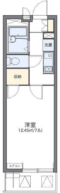 レオパレスドリームハイツ氷室 間取り図