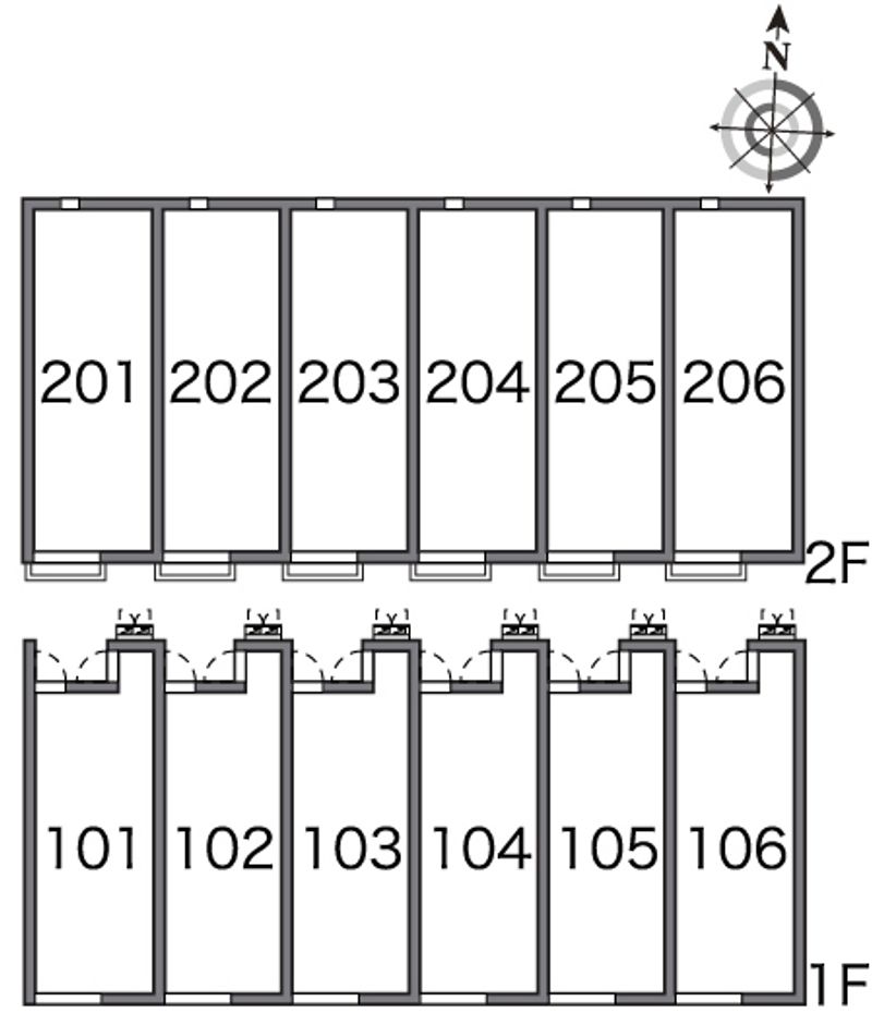 レオネクストリバーポートⅢ 間取配置図