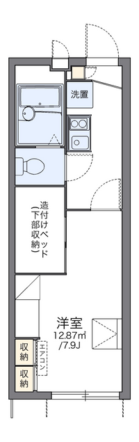 レオパレス梅花 間取り図