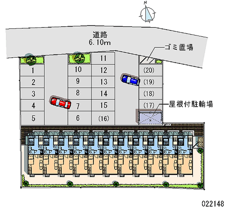 22148月租停車場