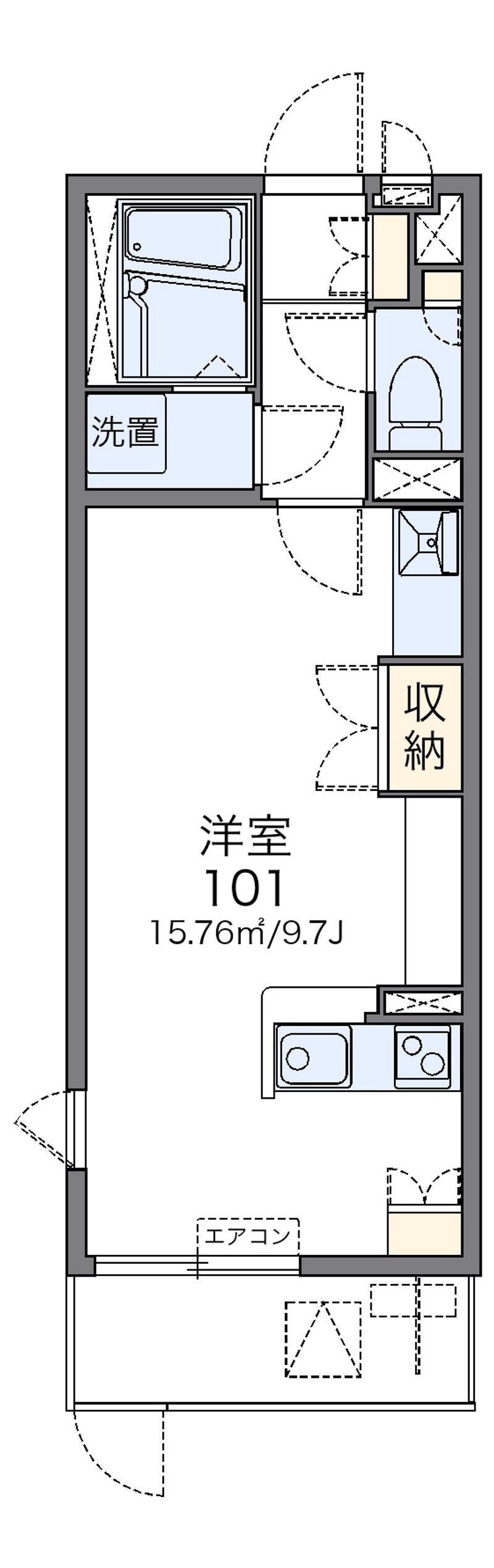 レオネクストななみ 間取図