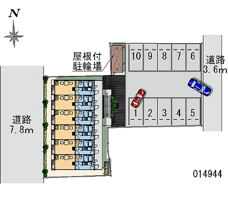 レオパレス加子町 月極駐車場