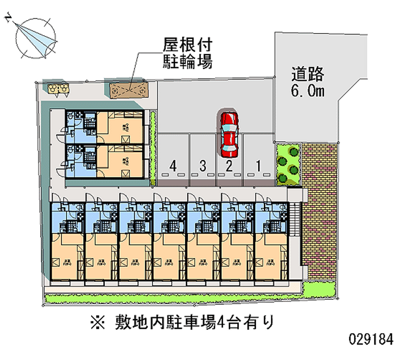 レオパレスＡ　Ｉ 区画図
