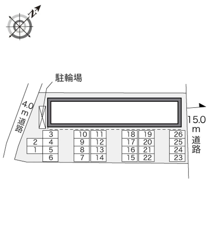 レオパレスグランコート 配置図