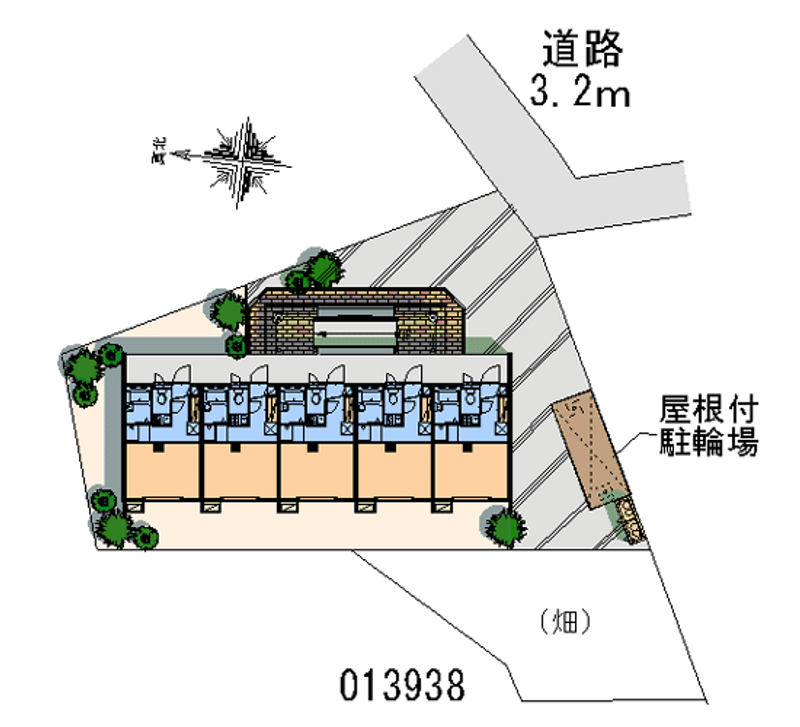 レオパレスＰａｔｉｏ 区画図