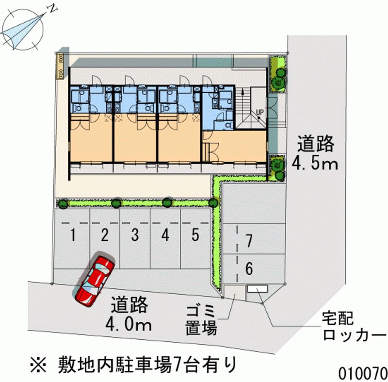 10070 Monthly parking lot