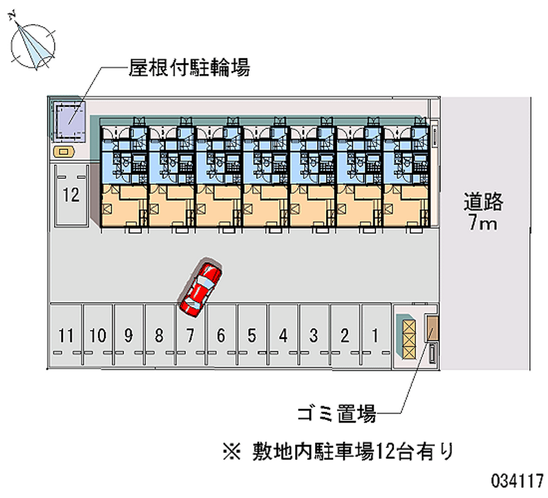 レオパレスすみだⅢ 月極駐車場