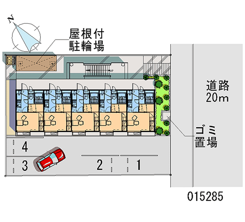 レオパレス洋光台第２ 月極駐車場