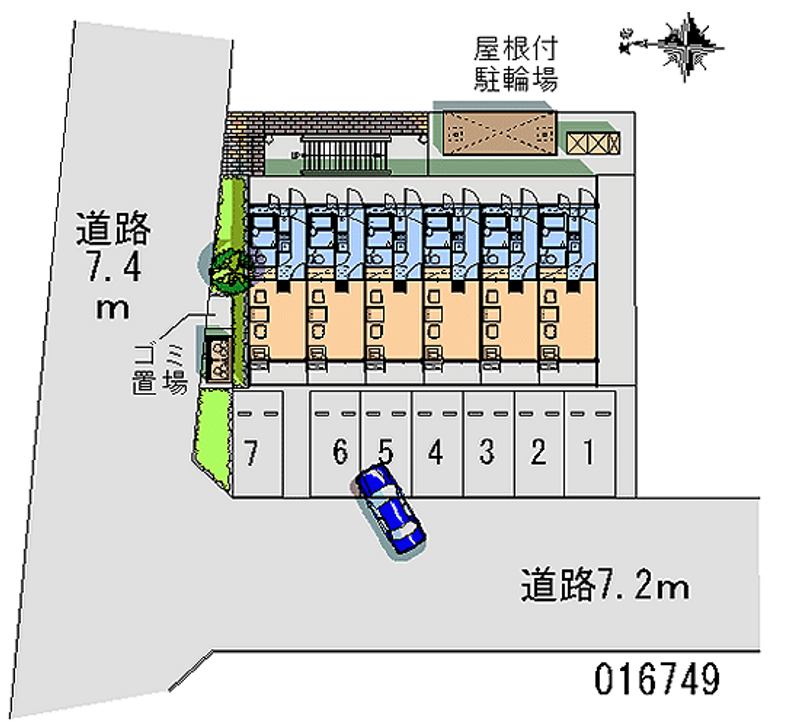 レオパレス新瑞 区画図