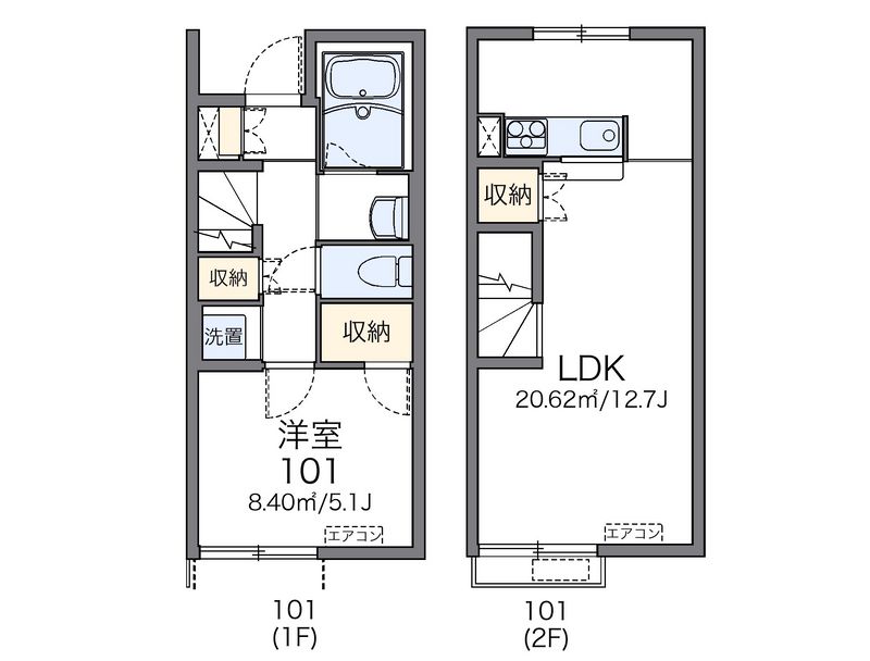 レオネクストコンフォルタ 間取図