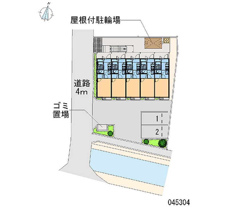 レオパレスルビー 月極駐車場