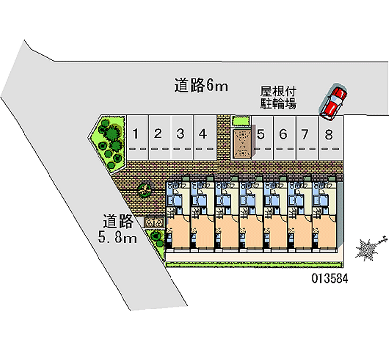 レオパレスＹ・Ｒ 月極駐車場