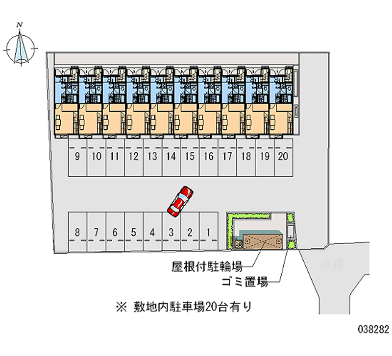 38282月租停车场